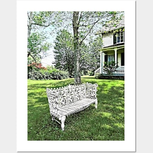 Suburbs - Garden Bench Posters and Art